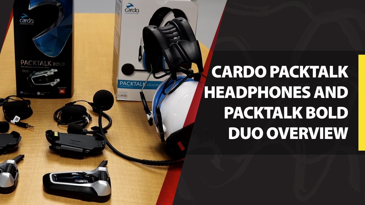 Cardo PackTalk Headphones and PackTalk Bold Duo Overview