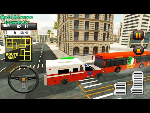 911 Ambulance City Rescue - Emergency Driving Game - ambulance game - ambulance simulator