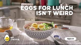 Eggs for lunch isn't weird.