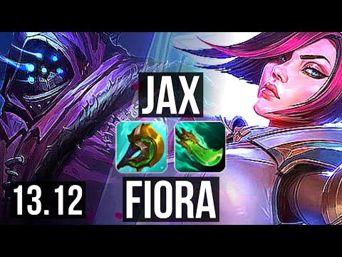 JAX vs FIORA (TOP) | 2/0/3, Rank 11 Jax | KR Challenger | 13.12