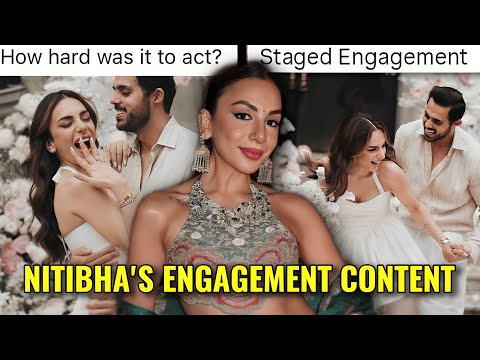 NITIBHA KAUL'S STAGED ENGAGEMENT: INFLUENCERS RECORDING EVERYTHING FOR CONTENT