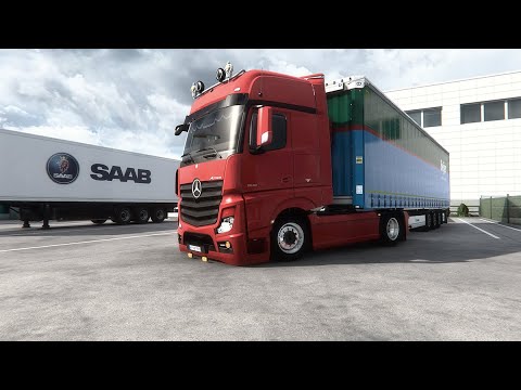 Euro Truck Simulator 2 | ETS2 1.46 | Mercedes Actros MP4 | Toulouses (F) to Nisa (F)