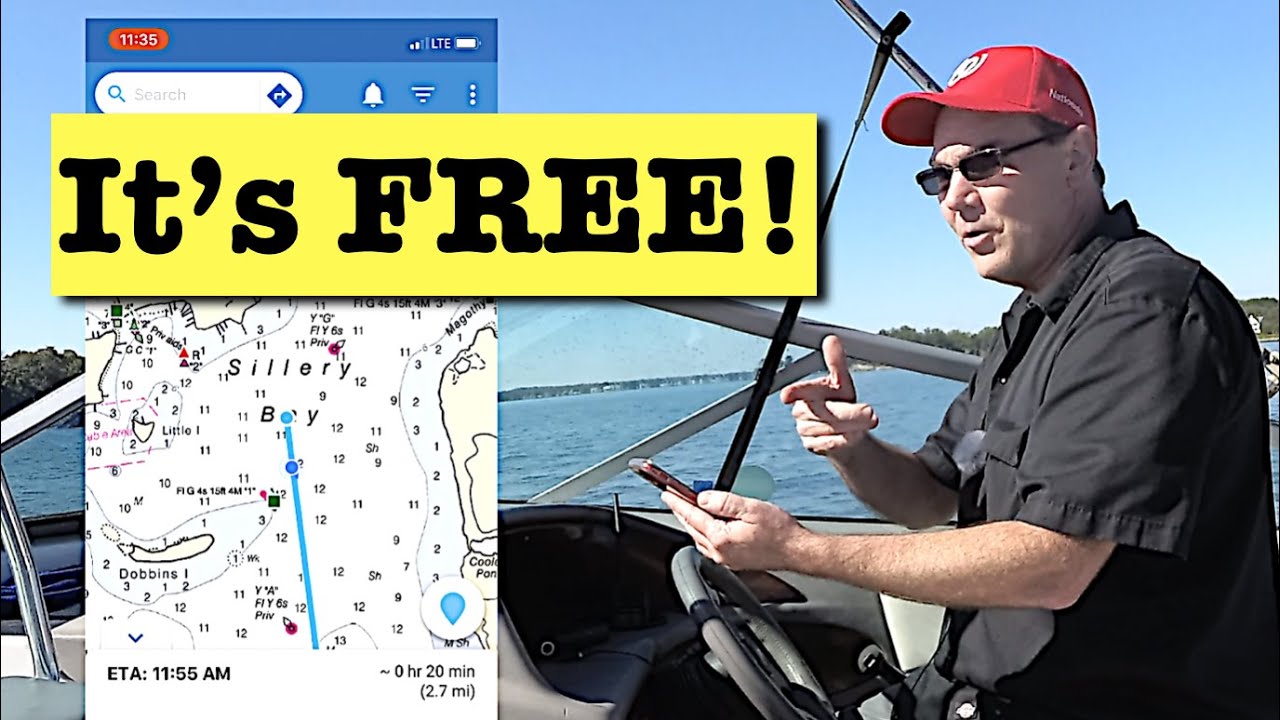Best App for boat navigation - free marine navigation!