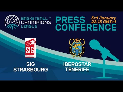 SIG Strasbourg v Iberostar Tenerife - Press Conference - Basketball Champions League