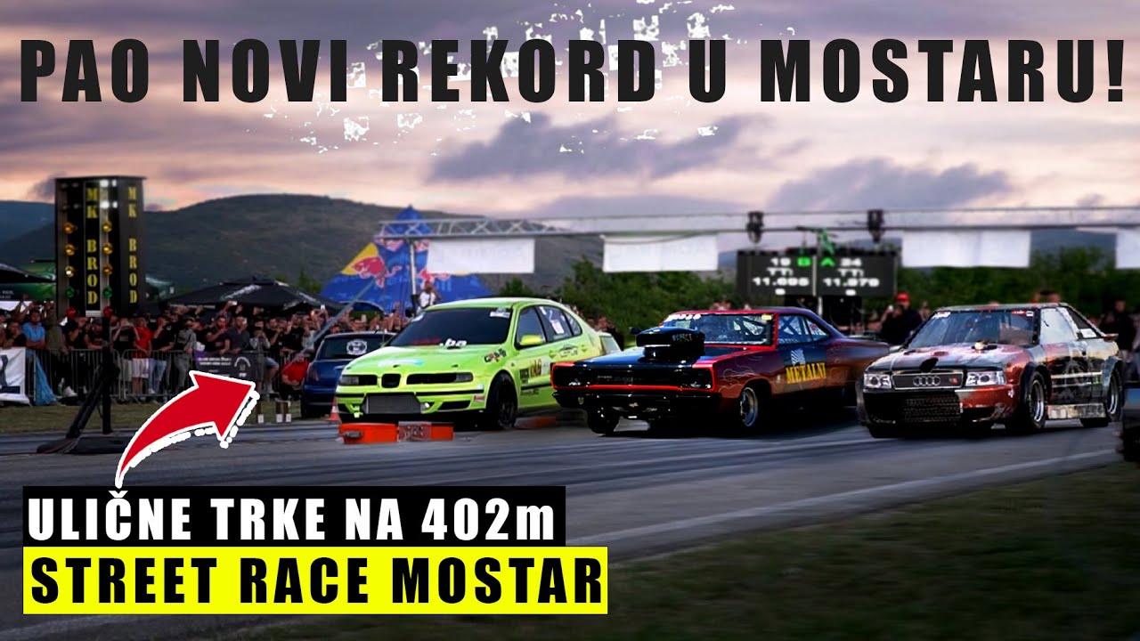 Mostar Street Race 2025: Dario Konopek oborio rekord staze!