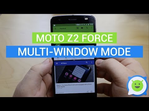 Moto Z2 Force - How to activate Multi-Window Mode
