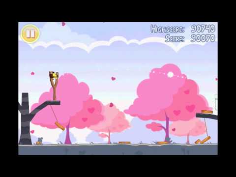 Angry Birds Seasons Free Hogs & Kisses 3 Star Walkthrough Level 2