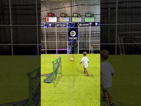 4 Ages 🧤 4 Skill Levels 🔋 1 Goalkeeper Challenge… Who Reaches 100%? 😳⚽🔥
