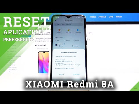 How to Reset App Preferences in XIAOMI Redmi 8A – Restore App Preferences
