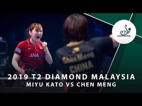 Miyu Kato vs Chen Meng | T2 Diamond Malaysia (QF) 2019.7.20