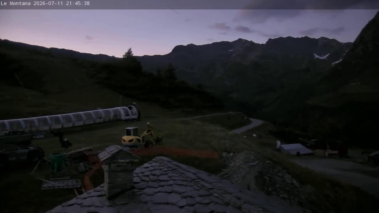 Live webcam view of La Rosière Alpine Panorama