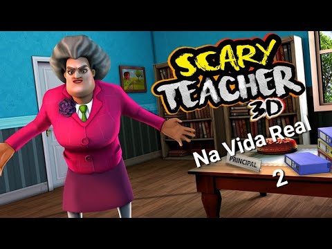 Scary Teacher Na Vida Real - deixei A Professora Com muita Dor De Cabeça !