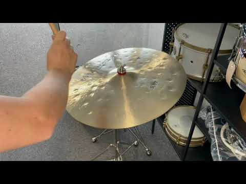 Mehteran Cymbals 3 pcs Soft Series 22" Sizzle Ride - 20 Crash - Jazz/Dry (Combo) Series 14" Hi-Hat Cymbal Set image 5