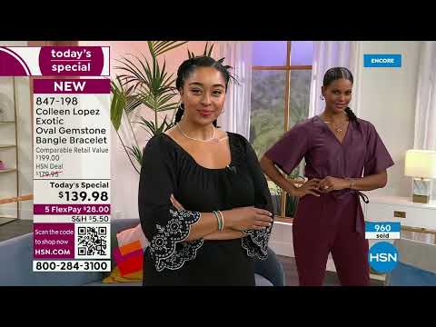 HSN | Colleen Lopez Gemstone Jewelry 08.08.2023 - 03 AM