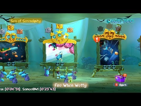 Walkthrough: Rayman Legends 100% - Fire When Wetty