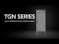 TGN-1F-1S Heavy Duty 435 Ltr Upright Single Door Stainless Steel Freezer Product Video