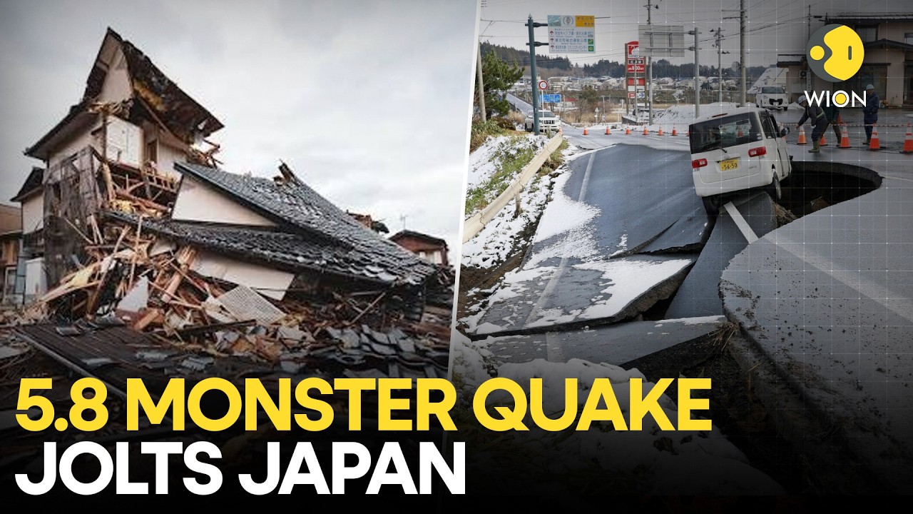 Japan Earthquake LIVE: 5.8 Magnitude Earthquake Jolts Tokyo And Eastern Japan | WION
