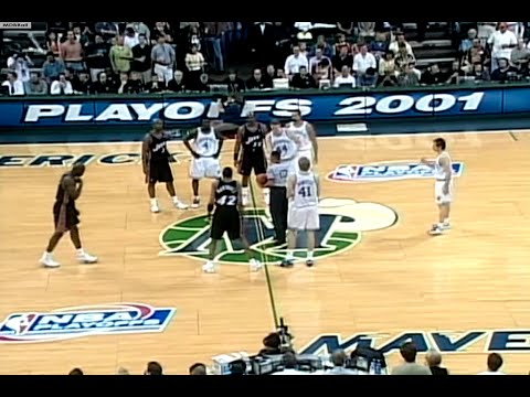 NBA On NBC - Jazz @ Mavericks 2001 Playoffs R1 Game 3