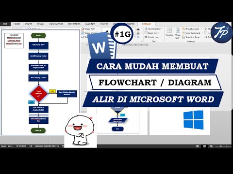Tutorial Flowchart : Cara Membuat Flowchart / Diagram Alir di Ms Word