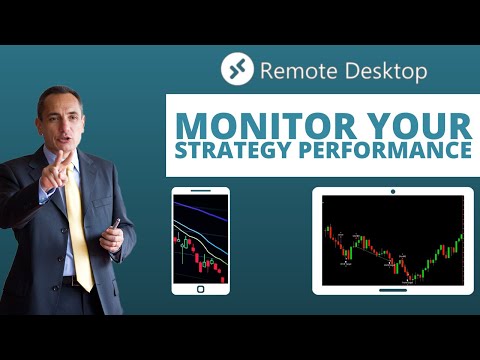 How to Monitor the Performance of Your Strategies with a Smartphone/Tablet and RDP