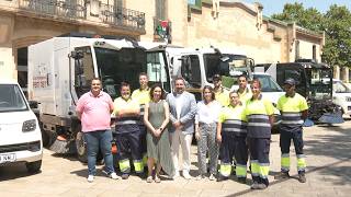 VOTV - Les Franqueses del Vallès presenta la seva nova flota de neteja municipal