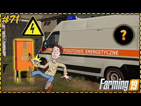 ✔ NA BOĆKOWIE #71 |FS19|🔌PRZYJECHAŁO POGOTOWIE ENERGETYCZNE!⚡🌩PRZYSZŁA BURZA, BRAK PRĄDU!😱