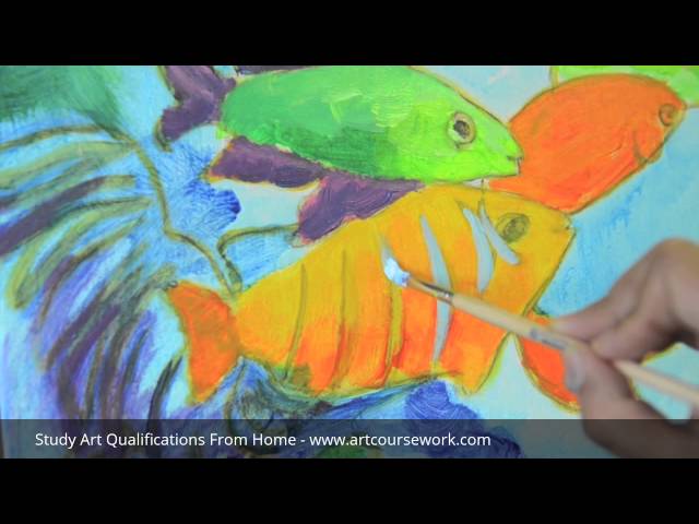 Acrylic Painting Tutorial: Tropical Fish