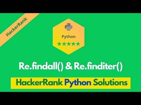 Hackerrank Re Findall Re Finditer Problem Solution In Python Python Problems Solutions