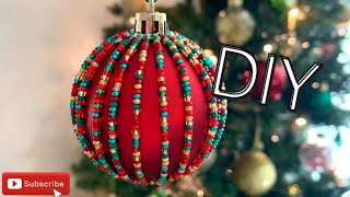 Beaded bauble tutorial