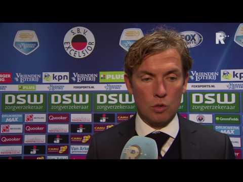 Alex Pastoor na afloop van Excelsior - Sparta