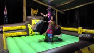 preview picture of video 'Attempt at Mechanical Bull Riding Part 2'