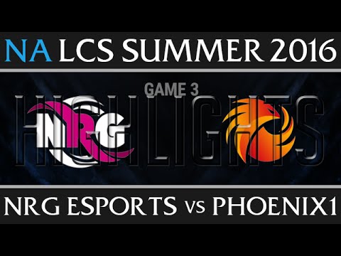 NRG Esports vs Phoenix1 Game 3 Highlights - NA LCS Week 4 Day 2 Summer 2016 - NRG vs P1 G3