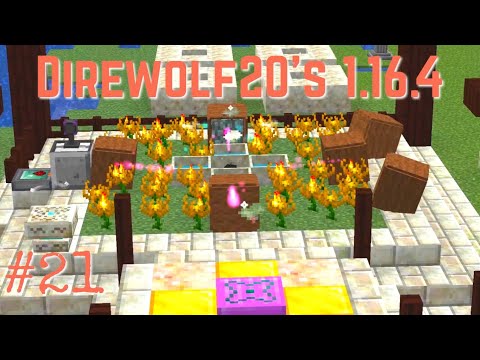 Direwolf20 116 Ep 21 Mythic Botany & Vanilla Bees