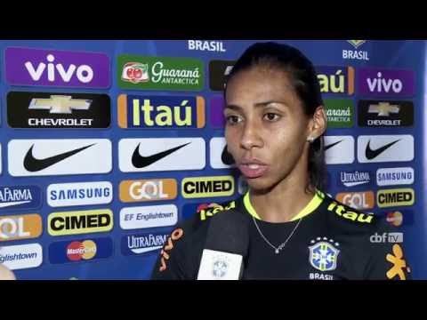 Bruna Benites: "O Brasil ao lado de sua torcida é muito forte"