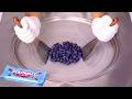 Turning Feastables Blueberries Into Insanely Cool Ice Cream Rolls ASMR