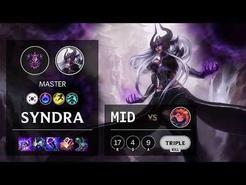 Syndra Mid vs Zoe - KR Master Patch 10.23