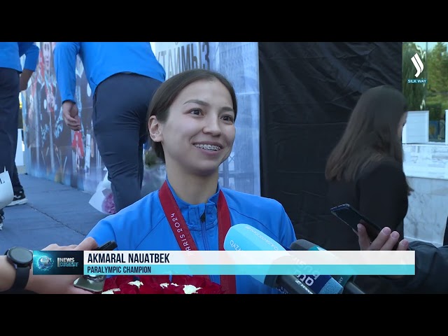 Kazakh Paralympic winners and medalists welcomed in Astana