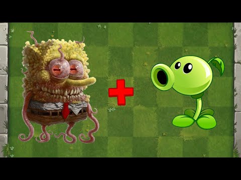 NIGHTMARE SpongeBob + Peashooter Fusion - Plants vs Zombies Animation