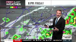 First Alert Forecast: Spotty afternoon storms ahead of dry weekend