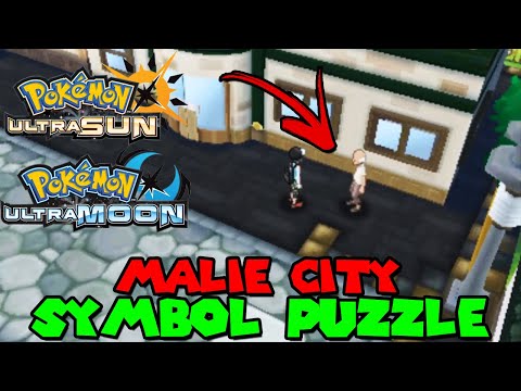 Malie City Symbol Walking Puzzle Solution - Pokemon Ultra Sun & Ultra Moon