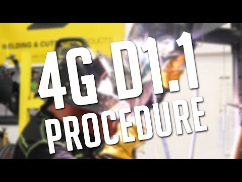 Overhead Stick Welding (4G D1.1 Prequalified Test)