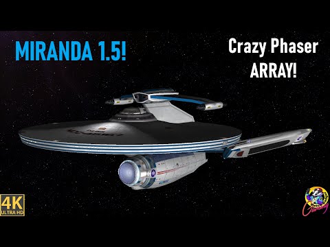 NEW Miranda 1.5 USS Aries - "Phaser BLASTER" Star Trek Ship Battles Bridge Commander