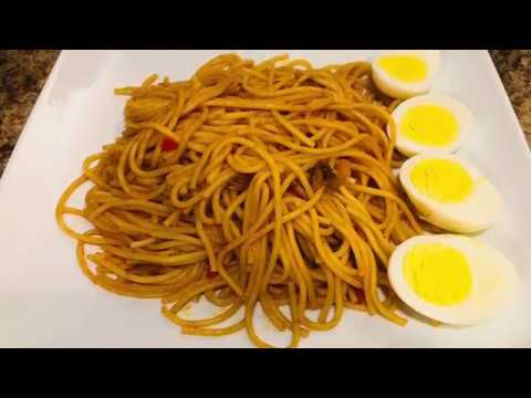How to make Haitian style spaghetti (ESpageti ak aransò)