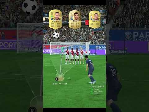PSG Free Kick 🇫🇷 Challenge In FIFA 23 #shorts #fifa23 #mnm