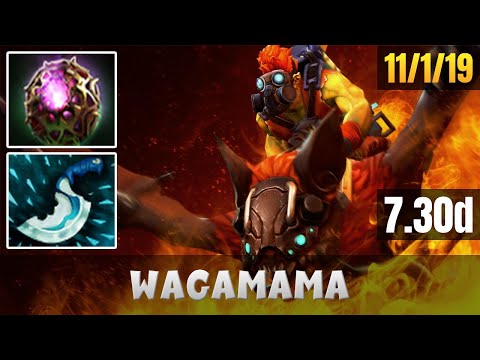 Wagamama | Batrider | Dota 2 Pro Gameplay - Patche 7.30d
