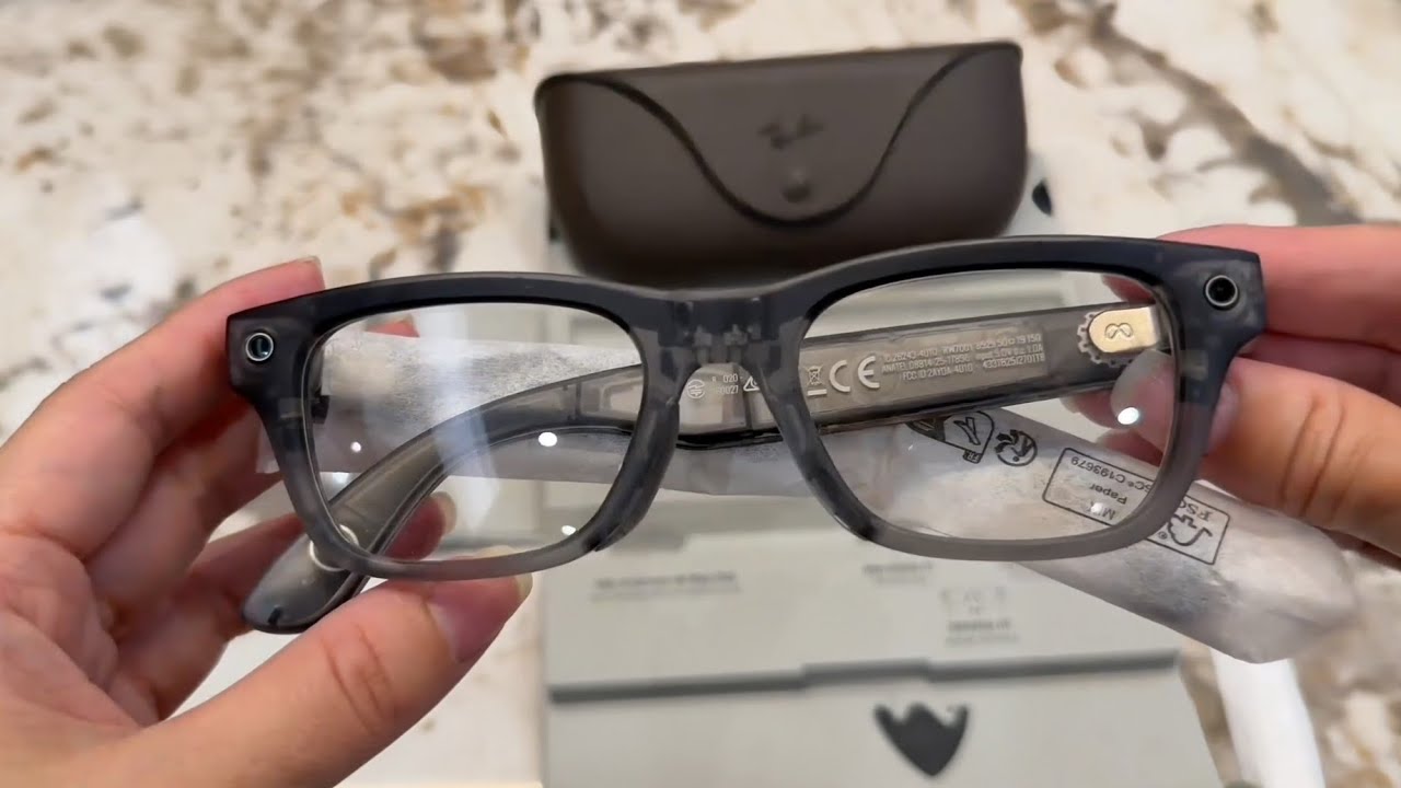 Ray-Ban Meta Blayzer Optics Gen 2 unboxing in Transparent Dark Olive