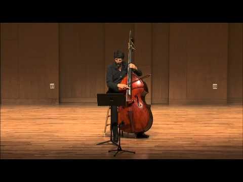 Henze Serenade-Jeff Bradetich Double Bass in recital at UNT October 12, 2012