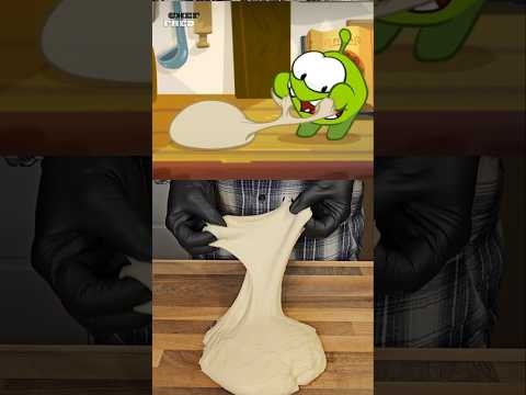 Om Nom's Choco-Crostata Dessert Debut!🍫🍕 #shorts #omnom #pizza #cuttherope