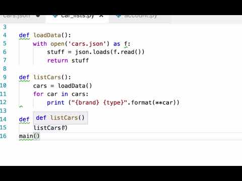 Python Json Key List