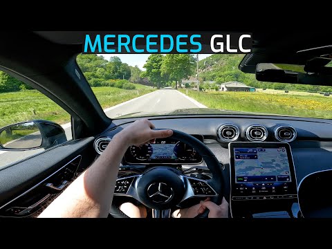 2023 MERCEDES GLC SUV 300 e 4MATIC PLUG-IN HYBRID 313 PS POV-FAHRT